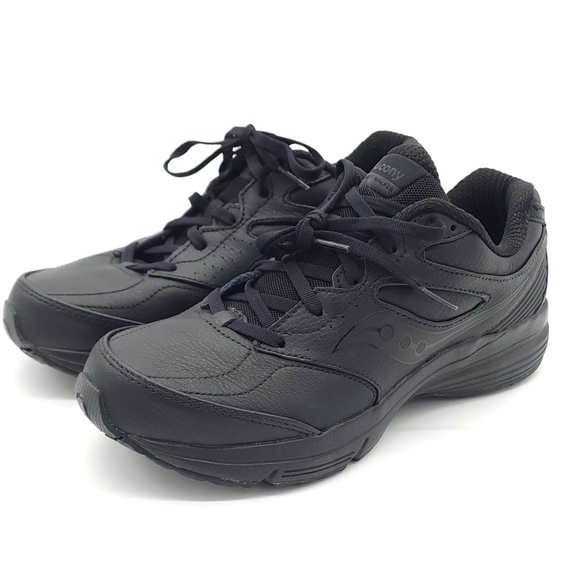 Saucony Integrity Walker 3 Men's Black Sneakers Shoes FormFit Size 7 Wide - Picture 1 of 9